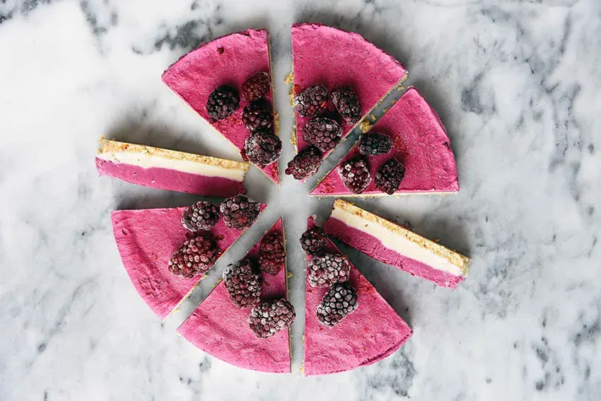 Beeren-Cheesecake zuckerfrei
